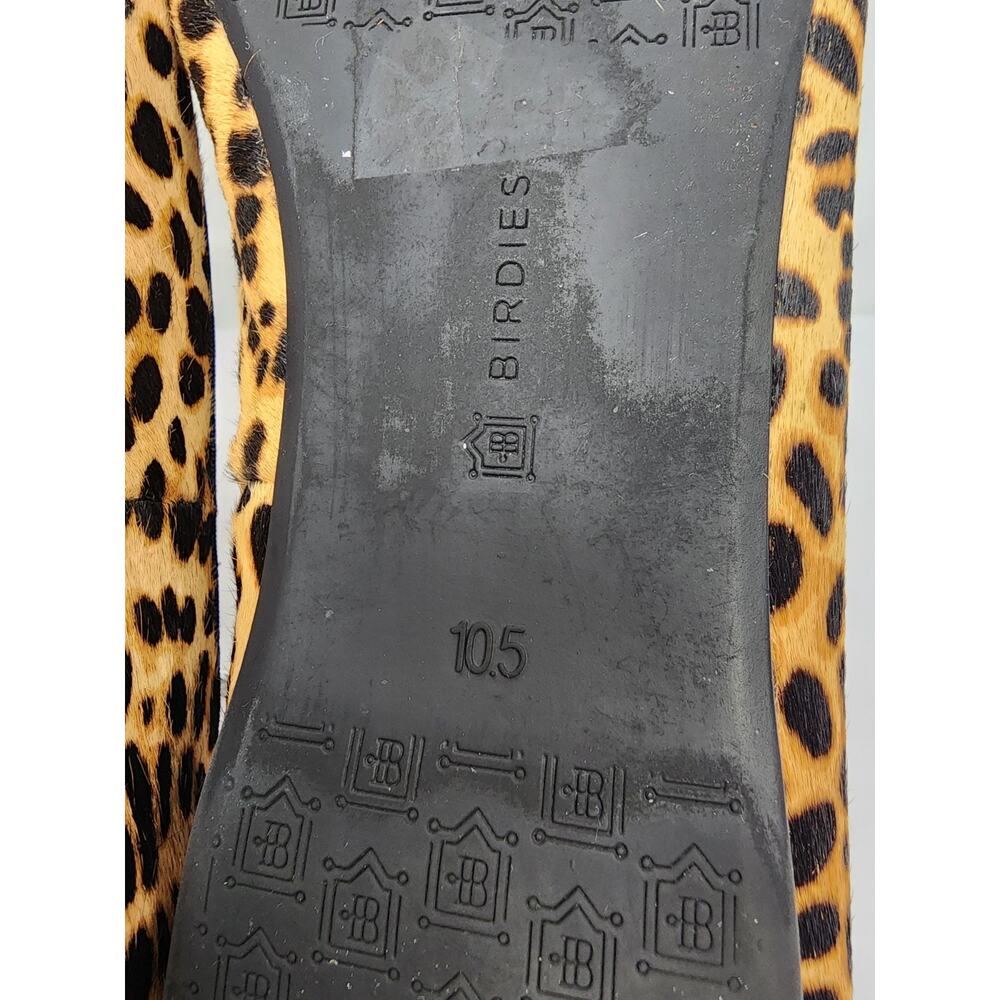 Birdies Leopard Calf Hair Starling Flats Loafers Slip On Shoes Size 10.5 - Picture 7 of 8